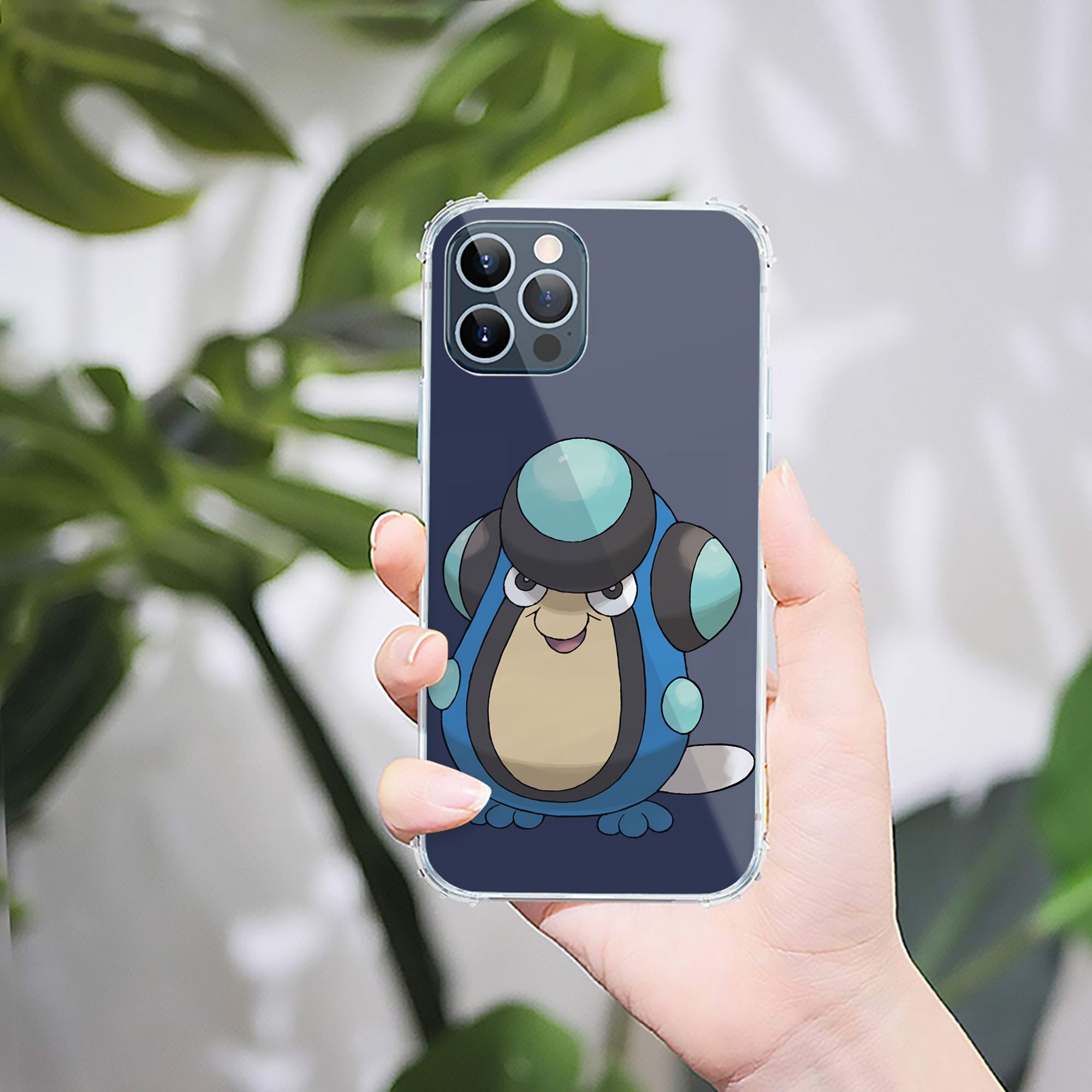 （画像用） ポケットモンスター Pokémon 【iPhone 12シリーズ対応】透明スマホケース（クリアソフトケース）
